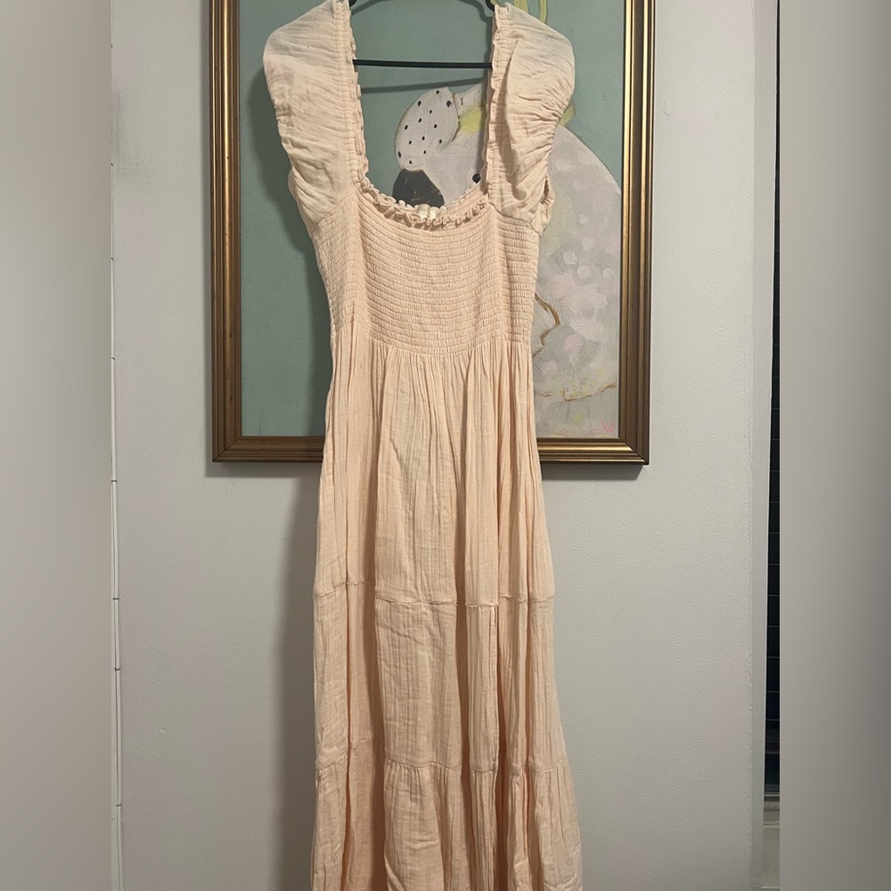 LoveShackFancy Peach Dress
